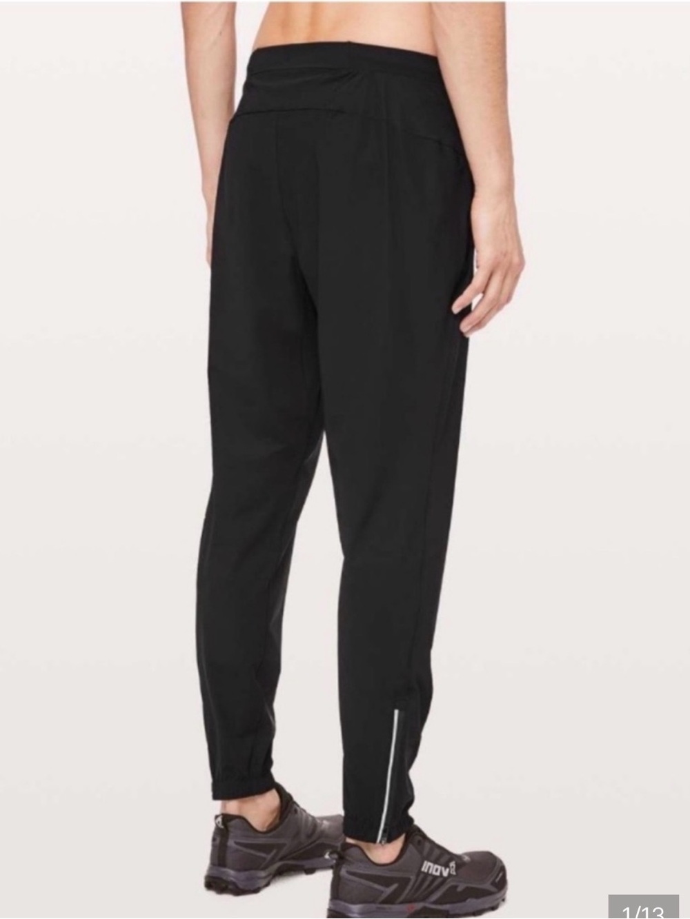 men’s black Lululemon Surge Joggers